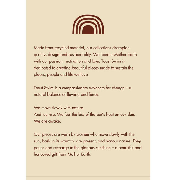 NWT Toast Swim Signature Apex Bikini Top Blue Surf, size XS, Asymmetrical Halter - Picture 14 of 15